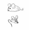 Мышка из желудя и кукурузы